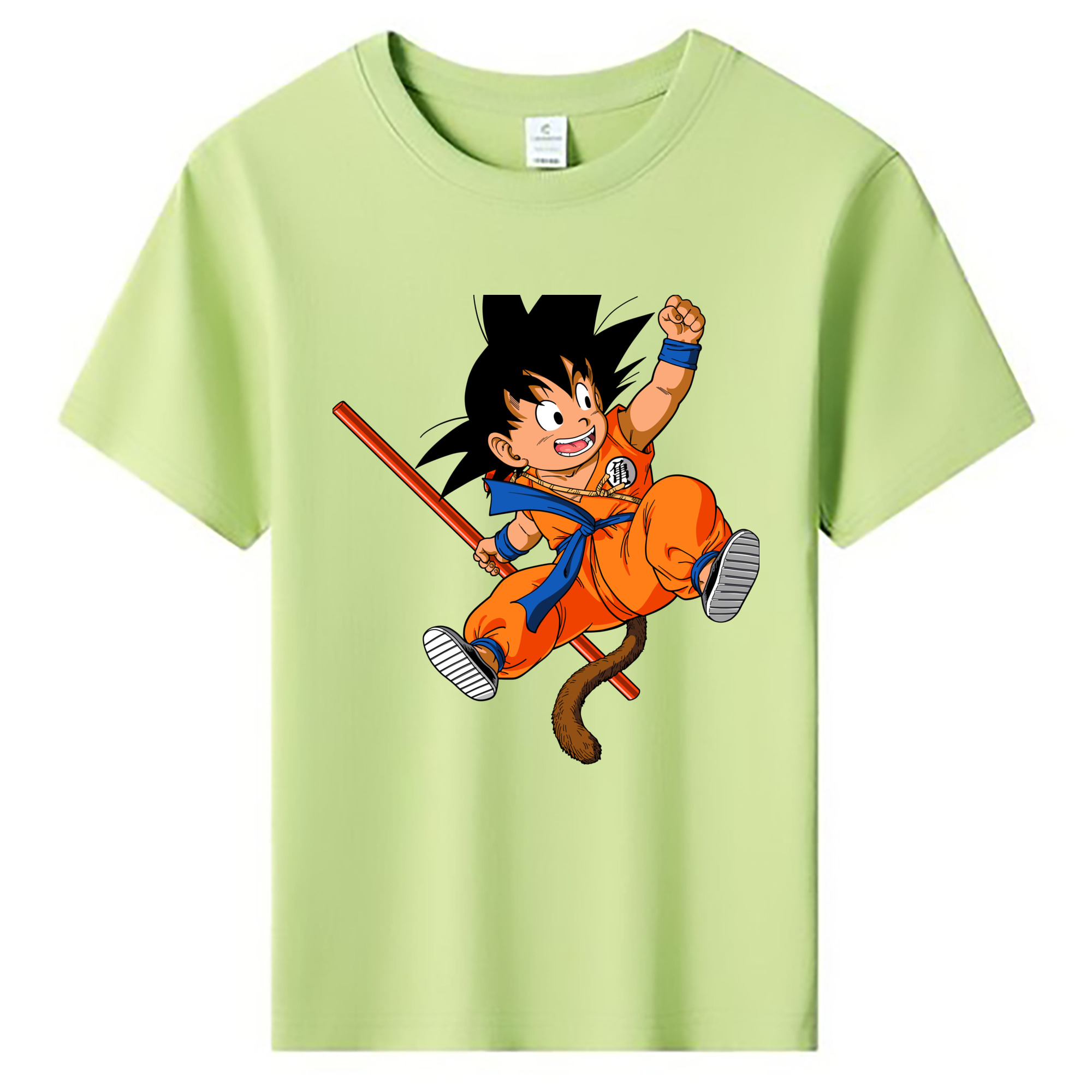（画像用） ドラゴンボール 孫悟空（そん ごくう）Son Goku カカロット DRAGON BALL Kakarotto 綿100％キッズTシャツ（フロントプリント）